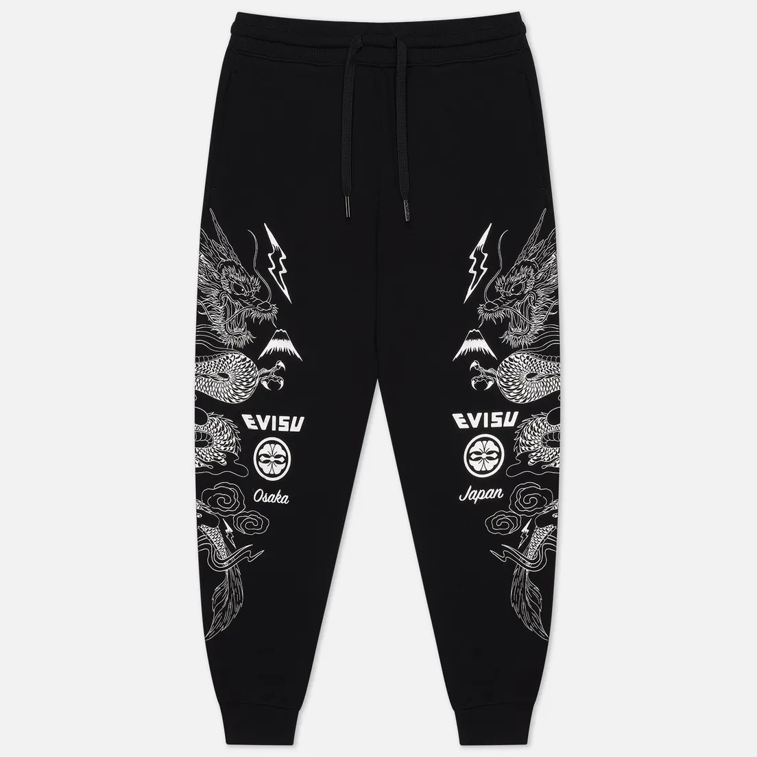 Evisu Мужские брюки Heritage Foil Printed Dragon