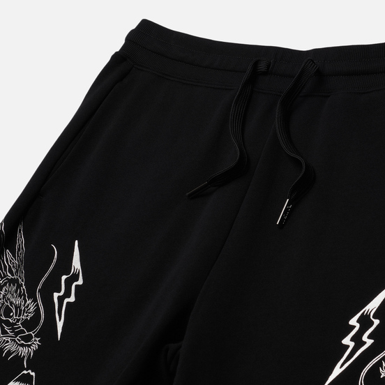 Мужские брюки Evisu Heritage Foil Printed Dragon Black