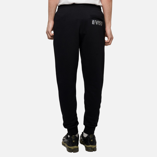Мужские брюки Evisu Heritage Seagull Metallic Badge Black