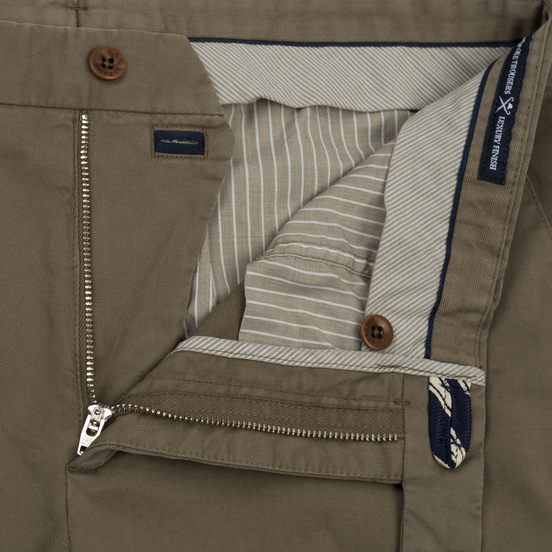 Мужские брюки Hackett Kensington Slim Military Olive