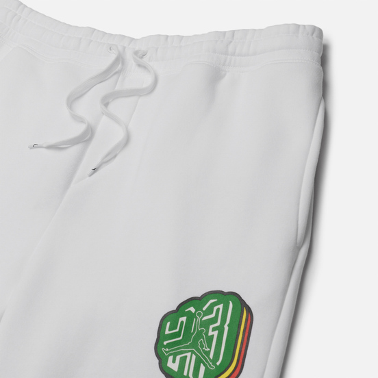 Мужские брюки Jordan Sticker Fleece White