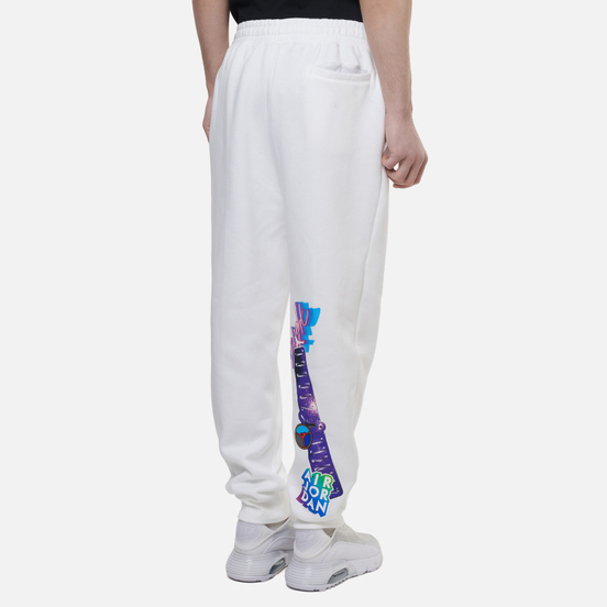 Мужские брюки Jordan Sticker Fleece White