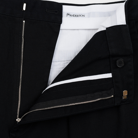 Мужские брюки JW Anderson Chino Front Pleats Black