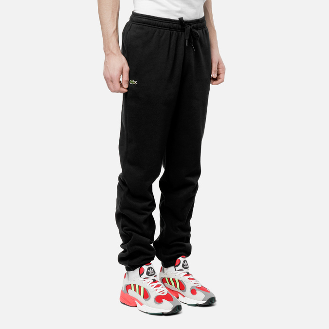 Мужские брюки Lacoste, цвет чёрный, размер XXL XH7611-031 Sport Fleece Tennis - фото 3