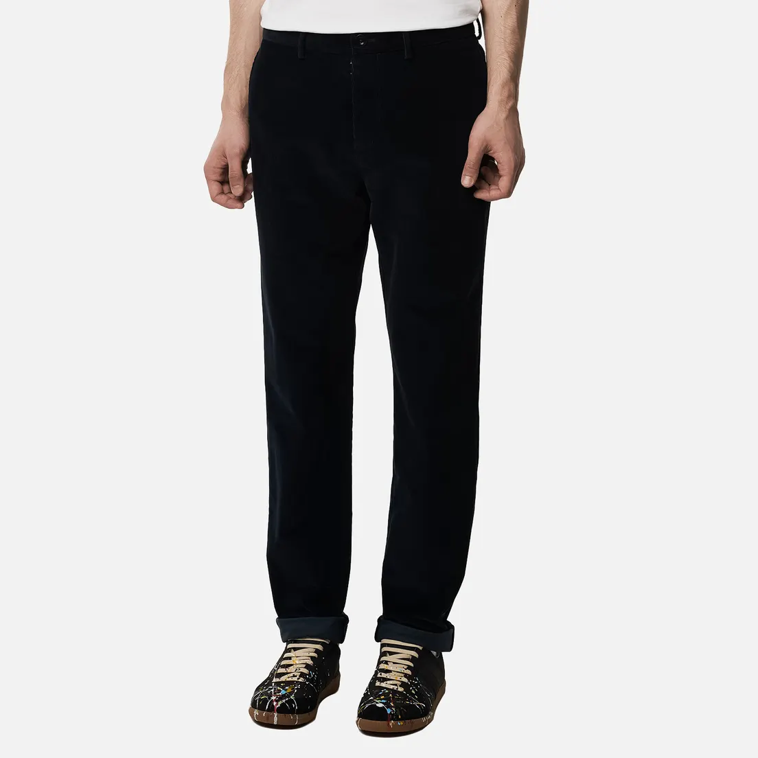 Maison Margiela Мужские брюки Chino Regular Cotton Corduroy
