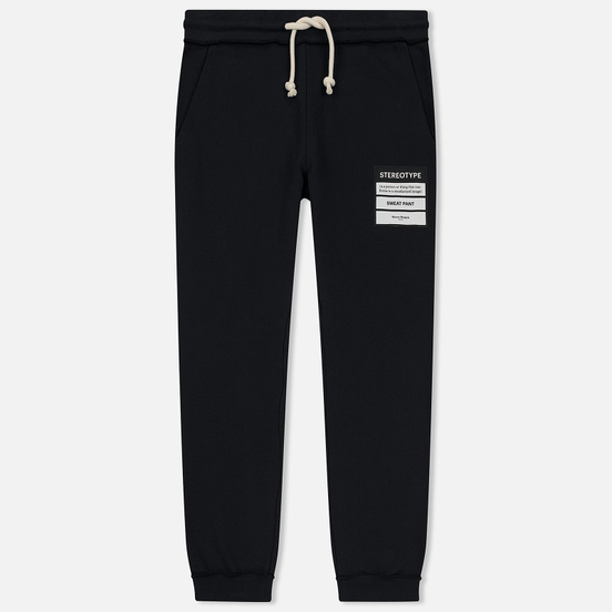 Мужские брюки Maison Margiela Stereotype Patch Sweat Black