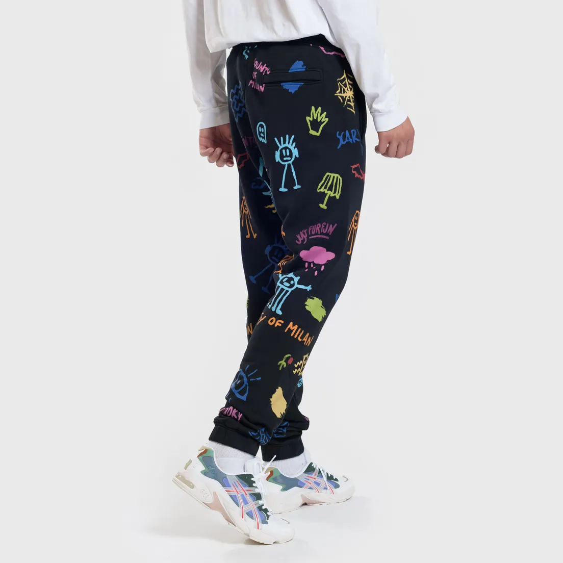 Marcelo Burlon Мужские брюки All Over Sketches