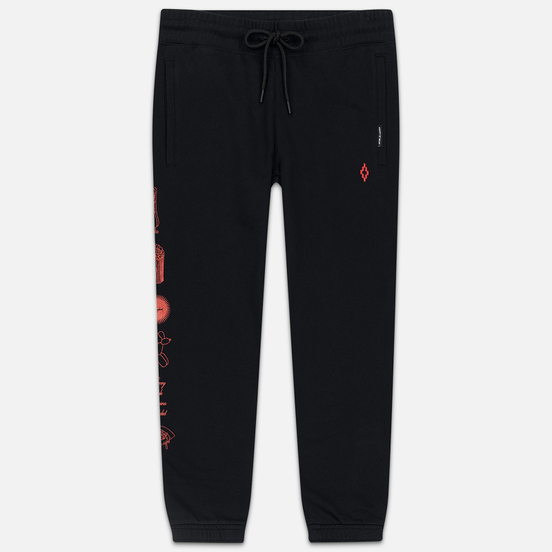 Мужские брюки Marcelo Burlon Hot Dogs Slim Black/Red