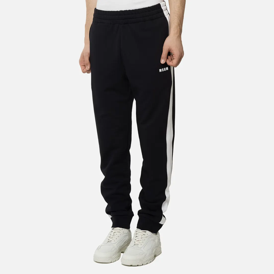 MSGM Мужские брюки Joggers Cotton Side Stripes