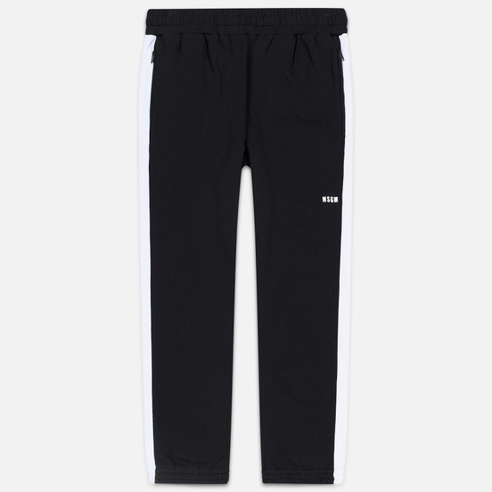 Мужские брюки MSGM Joggers Logo Printed Black