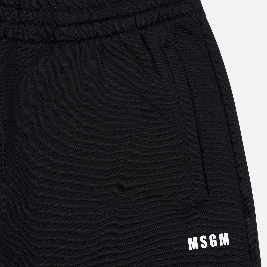 MSGM Мужские брюки Red And White Logo Print