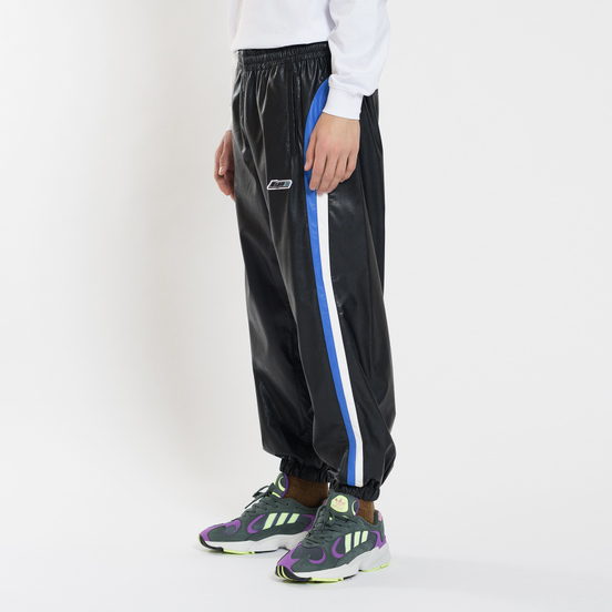 Мужские брюки MSGM With Logo Patch Black
