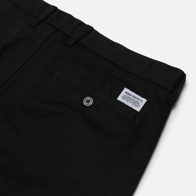 Мужские брюки Norse Projects, цвет чёрный, размер 28 N25-0240-9999 Aros Heavy Chino - фото 3