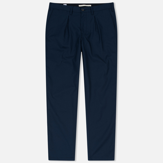 Мужские брюки Norse Projects Sten Cotton Panama Navy