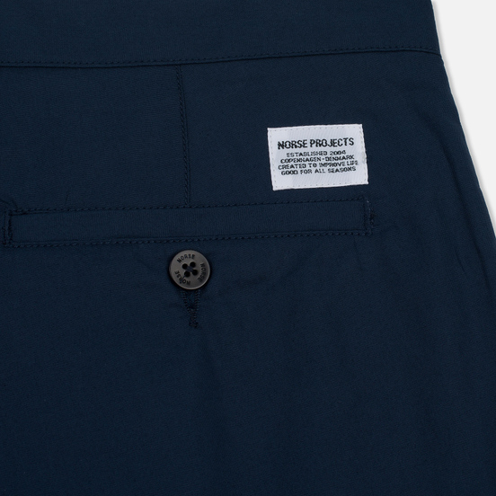 Мужские брюки Norse Projects Sten Cotton Panama Navy