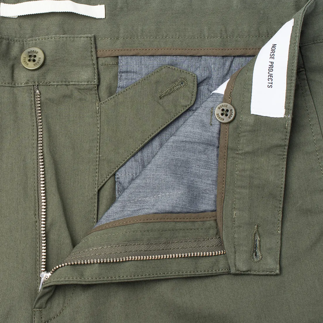 Norse Projects Мужские брюки Sten Light Military Cotton