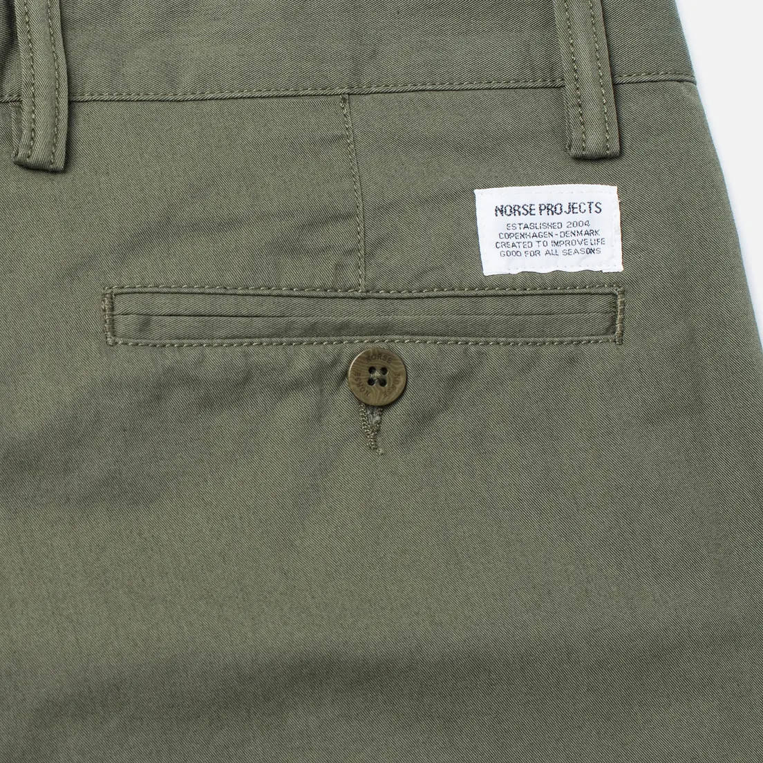 Norse Projects Мужские брюки Sten Light Military Cotton