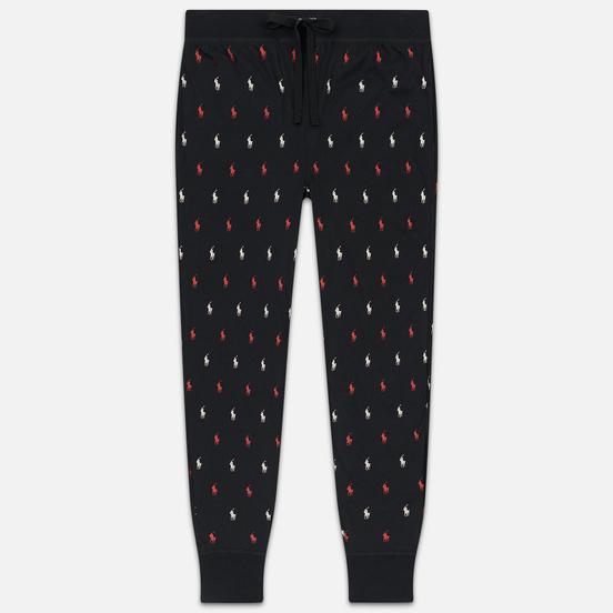 Мужские брюки Polo Ralph Lauren Allover Polo Pony Jogger Sleep Bottom Black