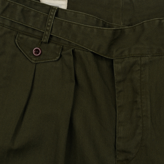 Мужские брюки Polo Ralph Lauren Baggy Fit Batten Pleated Rustic Twill Company Olive