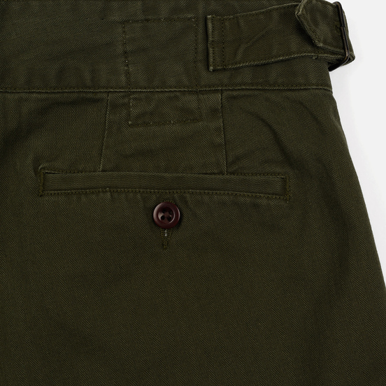Мужские брюки Polo Ralph Lauren Baggy Fit Batten Pleated Rustic Twill Company Olive