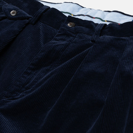 Мужские брюки Polo Ralph Lauren Baggy Fit Briton 10 Wale Corduroy Cruise Navy