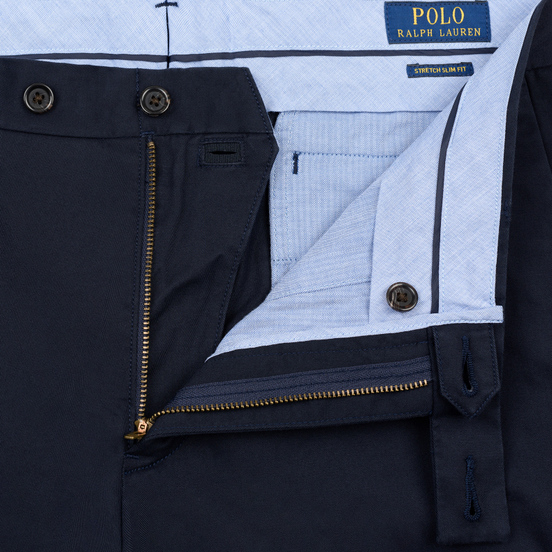 Мужские брюки Polo Ralph Lauren Slim Fit Stretch Military Aviator Navy