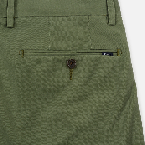 Мужские брюки Polo Ralph Lauren Tailored Slim Fit Lightweight Stretch Military Army Olive