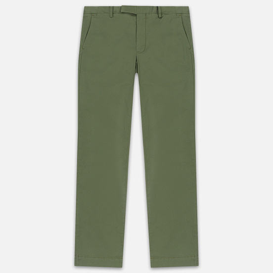 Мужские брюки Polo Ralph Lauren Tailored Slim Fit Lightweight Stretch Military Army Olive