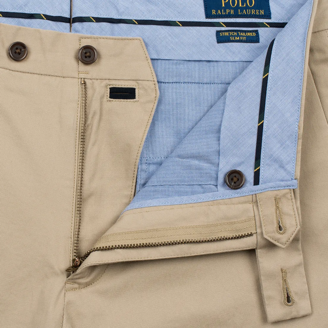 Polo Ralph Lauren Мужские брюки Tailored Slim Fit Lightweight Stretch Military