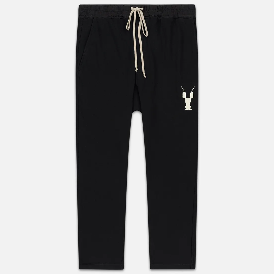 Rick Owens DRKSHDW Мужские брюки Loose Fit Drawstring Long Gym Print