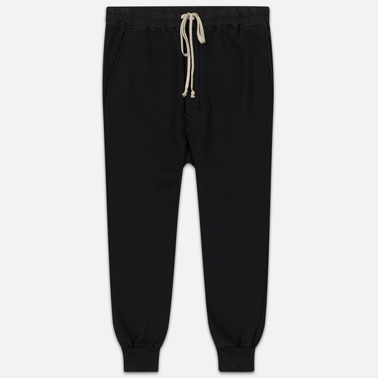 Мужские брюки Rick Owens DRKSHDW Loose Fit Prisoner Drawstring Black