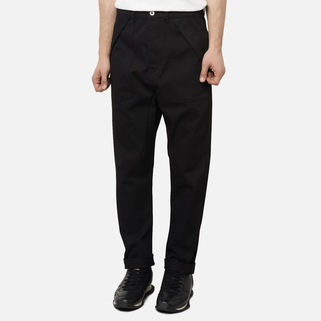 Rick Owens DRKSHDW Мужские брюки Tecuatl Cargo Collapse Cut