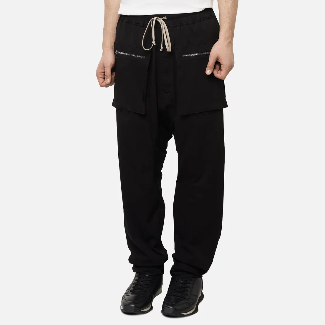 Rick Owens DRKSHDW Мужские брюки Tecuatl Cargo Drawstring Long