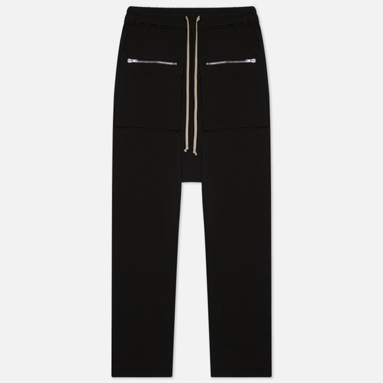 Мужские брюки Rick Owens DRKSHDW Tecuatl Cargo Drawstring Long Black