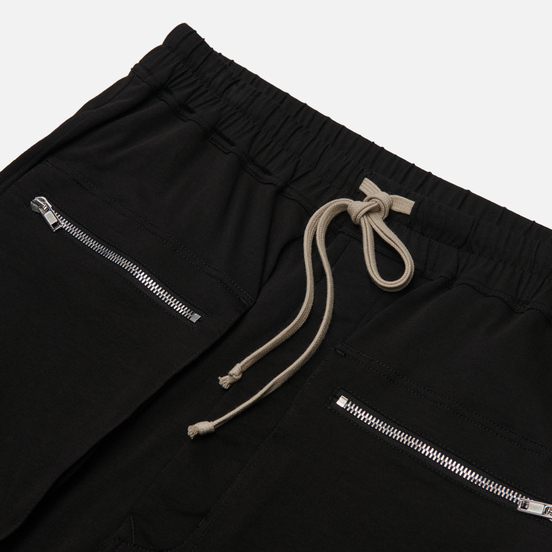 Мужские брюки Rick Owens DRKSHDW Tecuatl Cargo Drawstring Long Black