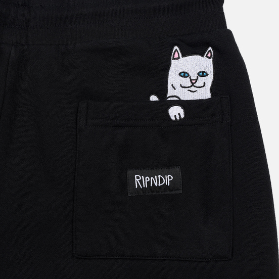Мужские брюки RIPNDIP Peek A Nermal Sweat Black