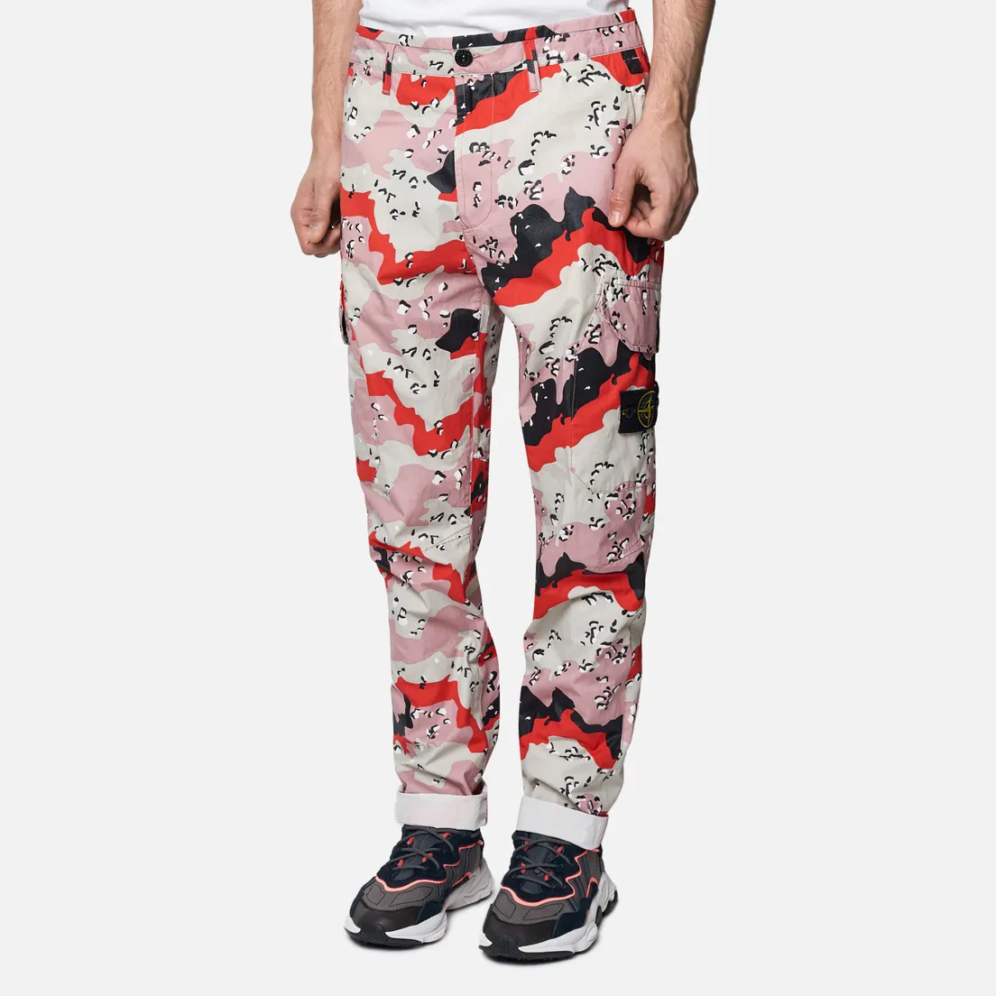 Stone Island Мужские брюки 3C+PU Desert Camo