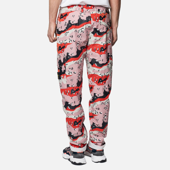 Мужские брюки Stone Island 3C+PU Desert Camo Plaster