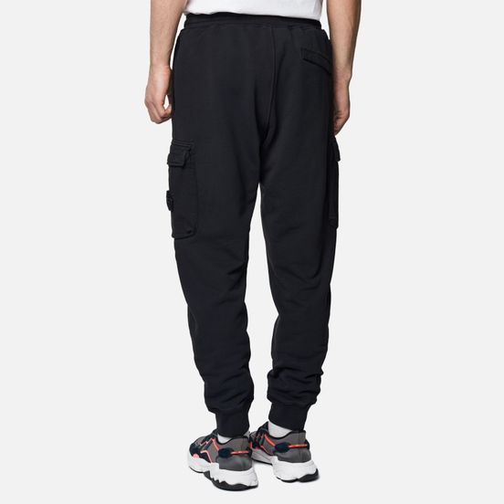 Мужские брюки Stone Island Cargo Fleece Regular Fit Black