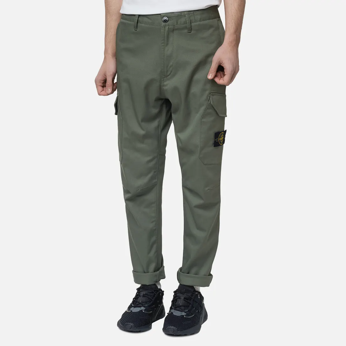 Stone Island Мужские брюки Cargo Stretch Broken Twill