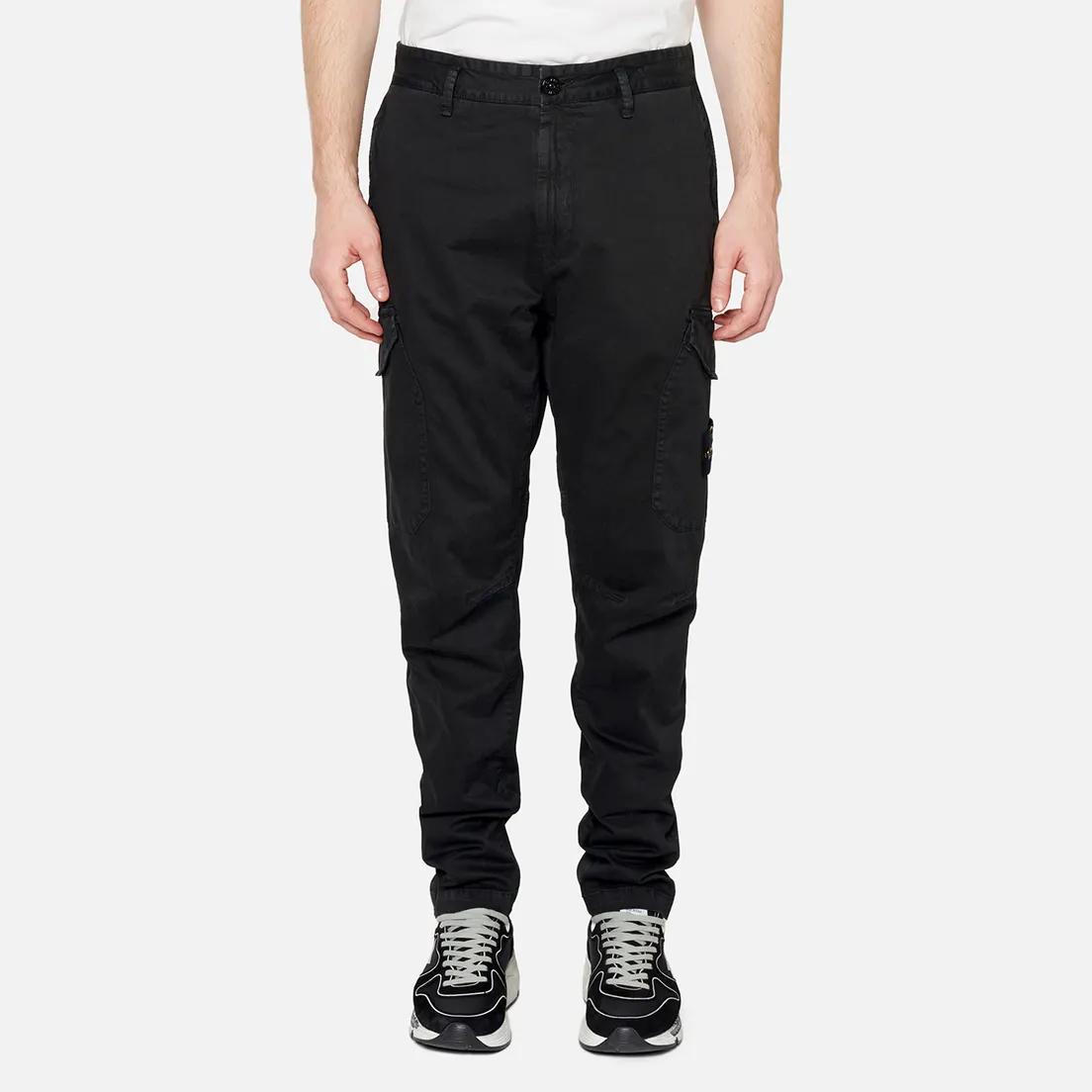 Stone Island Мужские брюки Cargo Stretch Cotton Broken Twill