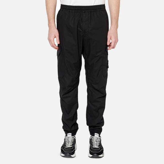Мужские брюки Stone Island Cargo Tapered Fit Black