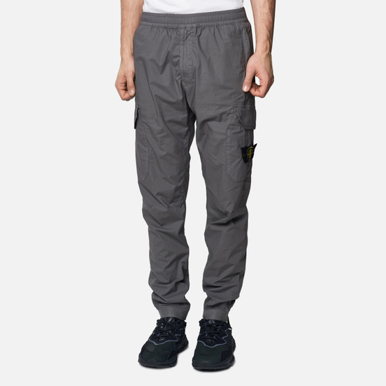 Мужские брюки Stone Island Cargo Tapered Fit Blue Grey