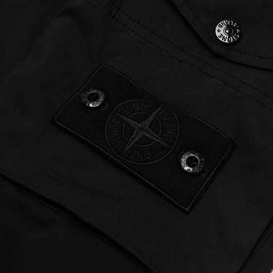 Мужские брюки Stone Island Ghost Piece Cargo Black