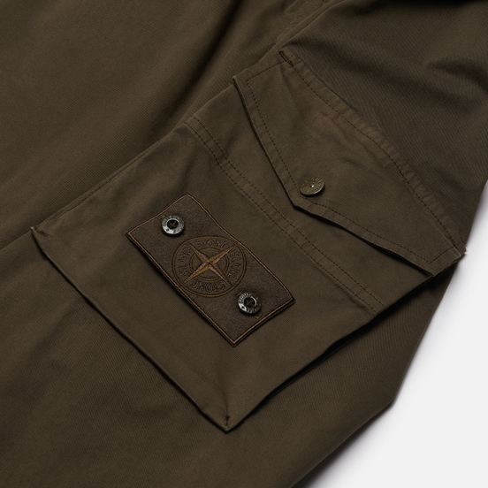 Мужские брюки Stone Island Ghost Piece Cargo Military Green