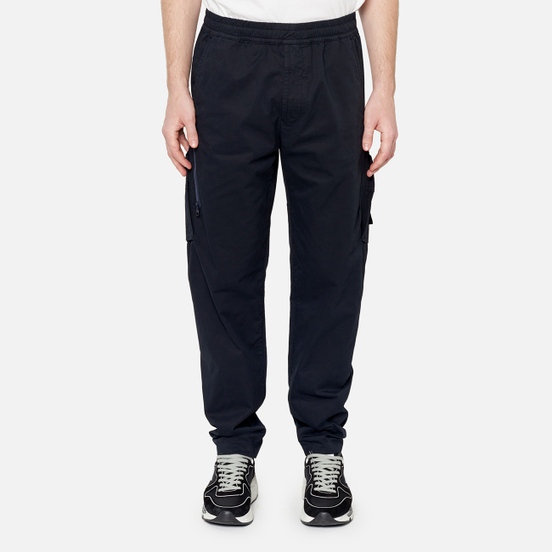 Мужские брюки Stone Island Ghost Piece Cargo Navy Blue
