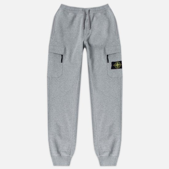 Мужские брюки Stone Island Jogging Brushed Cotton Fleece Light Grey