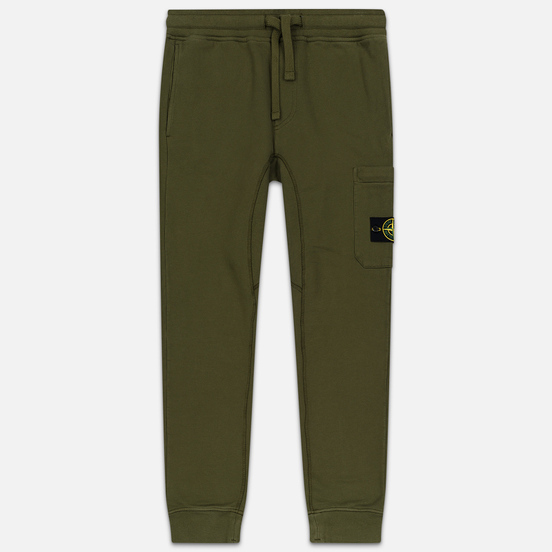 Мужские брюки Stone Island Jogging Large Zip Pocket Olive Green