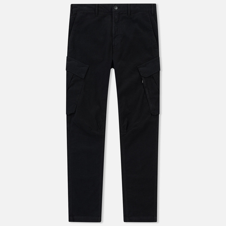 Мужские брюки Stone Island Shadow Project Cargo Stretch Moleskin Garment Dyed Black
