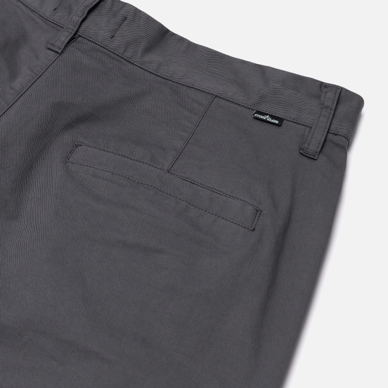 Мужские брюки Stone Island Shadow Project Chino Stretch Cotton Gabardine Blue Grey
